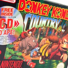 Donkey Kong Country with Go Ape CD for Nintendo SNES - Boxed and Beautiful