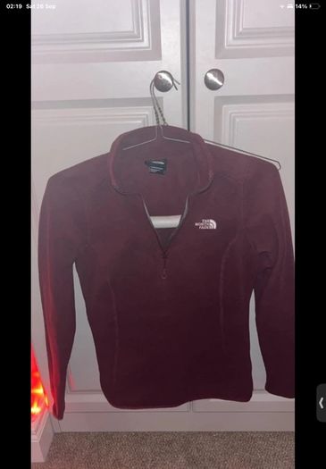 The North Face 100 Glacier Quarter Zip Fleece Small