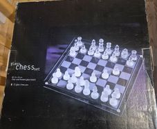 Glass Chess Board