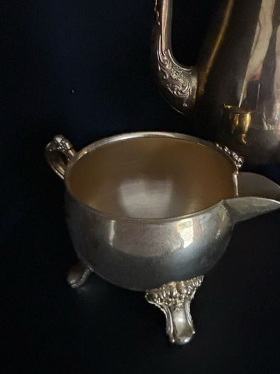 Antique Gold Plated Teapot Set