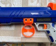Nerf dog ball canon