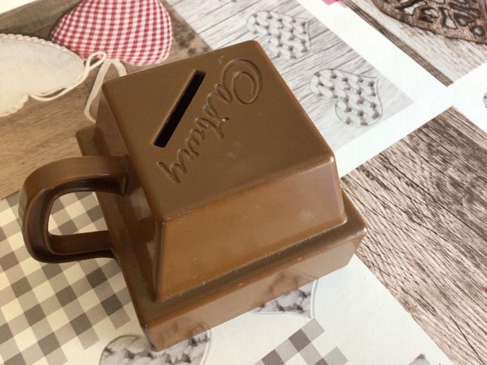 Vintage Cadbury Chocolate Chunk Plastic Money Box