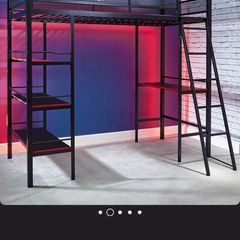 X Rocker high sleeper Gaming bed