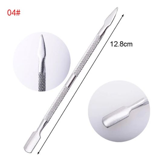 Double Head Cuticle Pusher Dead Skin Remover