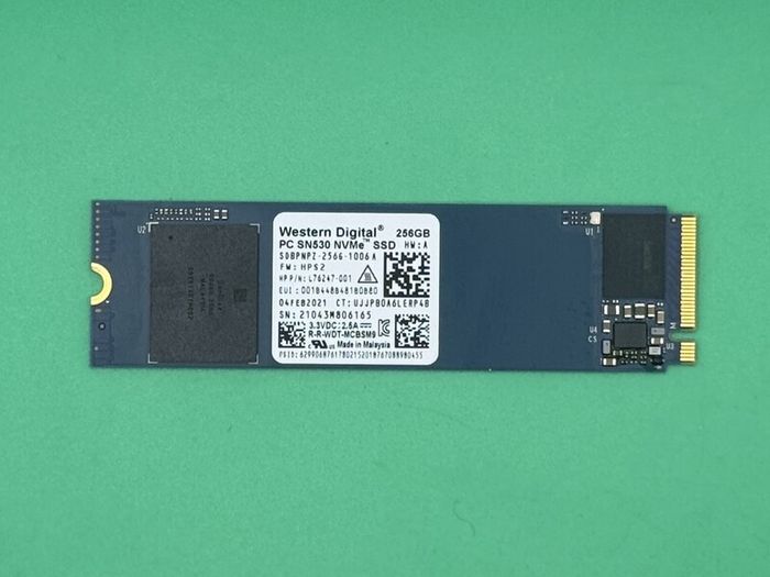 Western Digital 256GB NVMe M.2 SSD
