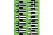 DSD TOOLS 17pc 3/8-Inch Dr 6Pt Deep Sockets