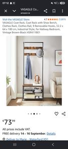 Hallway Coat and shoe stand