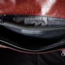 Large classic sturdy Vintage brown Leather hand Bag ADAX Image 7