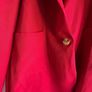 Prettylittlething red single breasted lightweight blazer size 12 Image 2