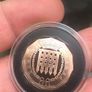 Proof 2021 9ct Rose Gold Elizabeth II Threepence With COA Image 8
