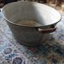 Large Vintage Galvanised Old Tin Bath Tub Image 3
