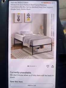 Mattress and bed base