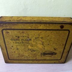Wills Gold Flake Tin Hinged 2 Tier