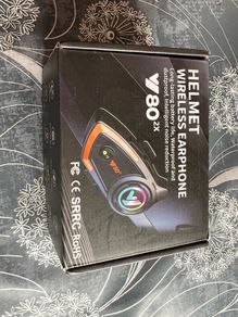 V80 2X Motorcycle Helmet Bluetooth Intercom Brand New