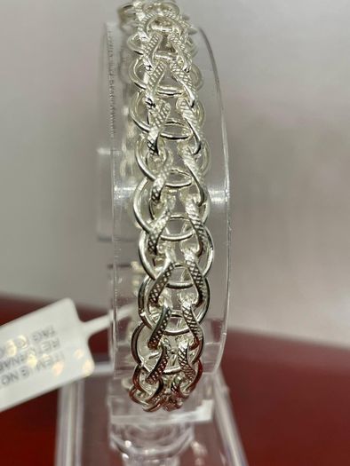 Sterling Silver Byzantine Bracelet