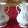 3 Piece Large Royal Tara Irish Blossoms Pattern Gold Gilt Double Handled Vases Made In Ireland Image 6