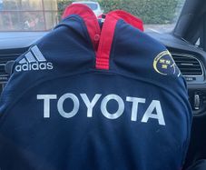 signed Ronan O'Gara Munster jersey
