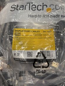 Pack of 10-Startech 2m (6ft) Mini DisplayPort to DisplayPort 1.2 Cable