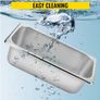 4PCS 13L Gastronorm Pans Steam Table Pans Tray Stainless Steel Food Container for Party BBQ Baking Image 5