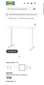 Desk height-adjustable with Desktop drawers.