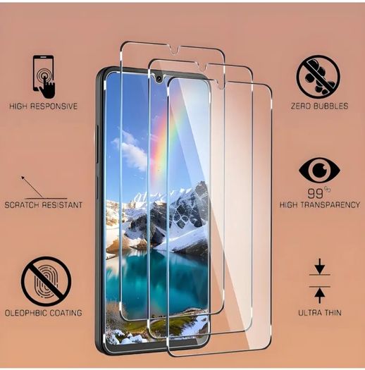 x3 Bundle - Brand New Samsung A16 & A17 Screen Protectors, Scratch Proof, Shatterproof, Durable Screen Protectors
