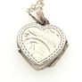 Vintage 925 Sterling Silver Locket Necklace Image 4