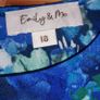 Dress lovely colours size 18 elasticated at back  has pockets Image 2