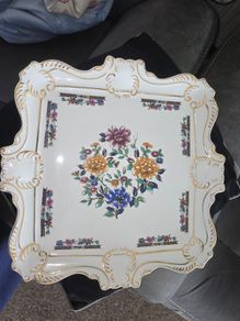 2 Decorative  Miessen style plates (Not Meissen)