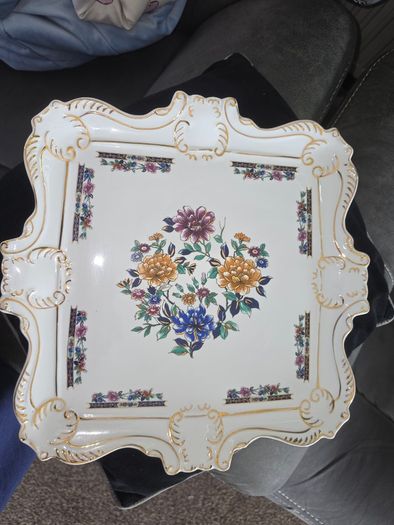 2 Decorative  Miessen style plates (Not Meissen)