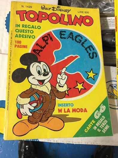 Mickey Mouse Italian Magazine 70's and 80's lot of 70