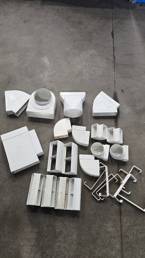 Flat ducting bits
