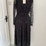 dress Bnwt black occasion dress size s/m Lilie rose brand Image 7
