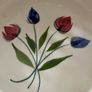 Stunning Vintage Large hand painted centrepiece (RCCL 399) Image 3