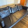 Bo Concept 3-seater leather sofa (dark brown) Image 3
