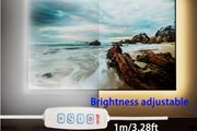5m Flexible LED Dimmable Rope Light strip light- USB-Powered 3 Color Modes (Warm White/Natural White/Cold White), Adjustable Brightness,