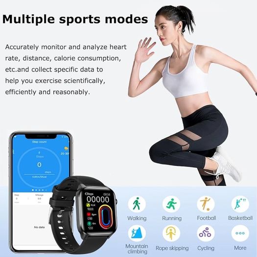 NEW SALE | Smart Watch for Men Women(Answer/Make Calls), 1.85" HD Touch Screen Fitness Watch with Heart Rate Sleep Monitor, Multiple Sports Modes, IP67 Waterproof Activity Trackers Compatible with Android IOS