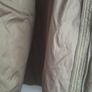 Khaki coloured onion quilted jacket Image 3