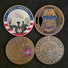 UNITED STATES, military challenge/ commerative coins.
