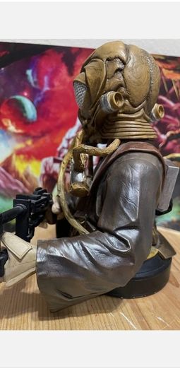 Star Wars Zuckuss Bounty Hunter Bust Gentle Giant Statue