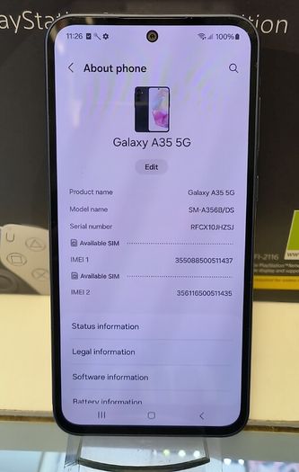 Samsung Galaxy A35 5G 128GB Smartphone 6GB RAM Unlocked Dual-Sim-Free