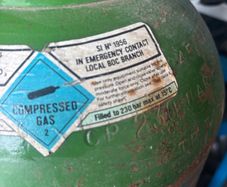 large gas bottle argoshield 5