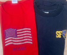 Ladies T-shirts - America themed - Size medium