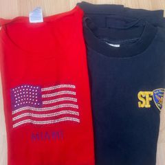 Ladies T-shirts - America themed - Size medium