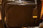 Tumi inspired crossbody bag