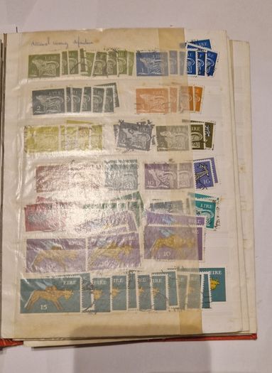 Stamp Album with Stamps
