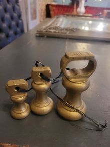 Librasco antique weighing scales x2