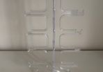 Shein Five Tier Clear Acrylic Glasses Display Stand Rack