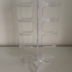 Shein Five Tier Clear Acrylic Glasses Display Stand Rack