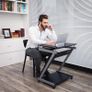 Computer Desk Rolling Small Study Home Office Workstation Table - FREE DELIVERY NATIONWIDE Image 3