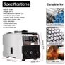 Small portable MIG MMA 160A Welding Machine Inert Gasless Shielded Automatic Wire Feeding Current Adjustable IGBT DC Inverter Electric Arc Welder Image 8